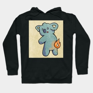 Unique Vintage Koala on Fire Hoodie